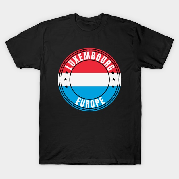 Luxembourg T-Shirt by footballomatic